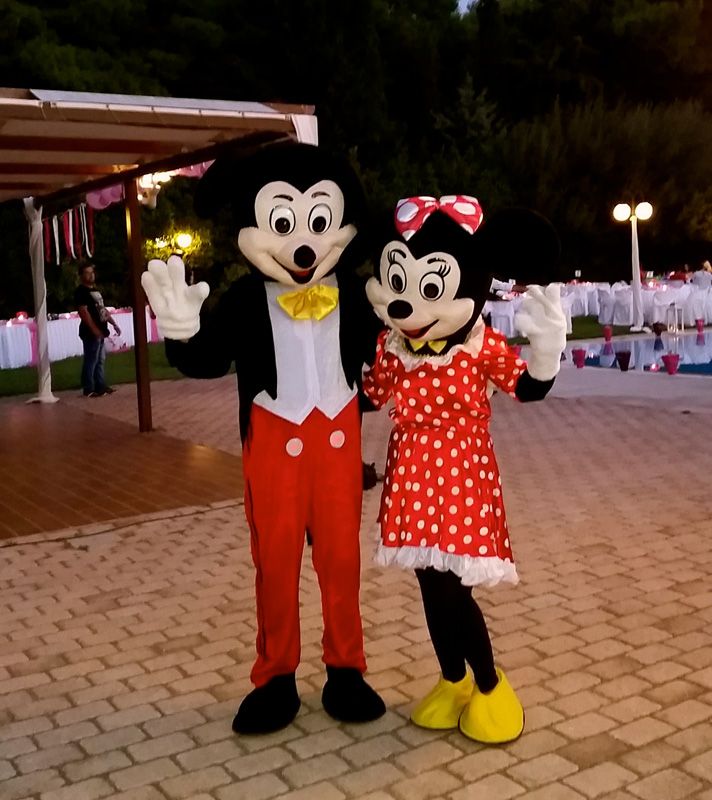 Μασκότ Mickey και Minnie